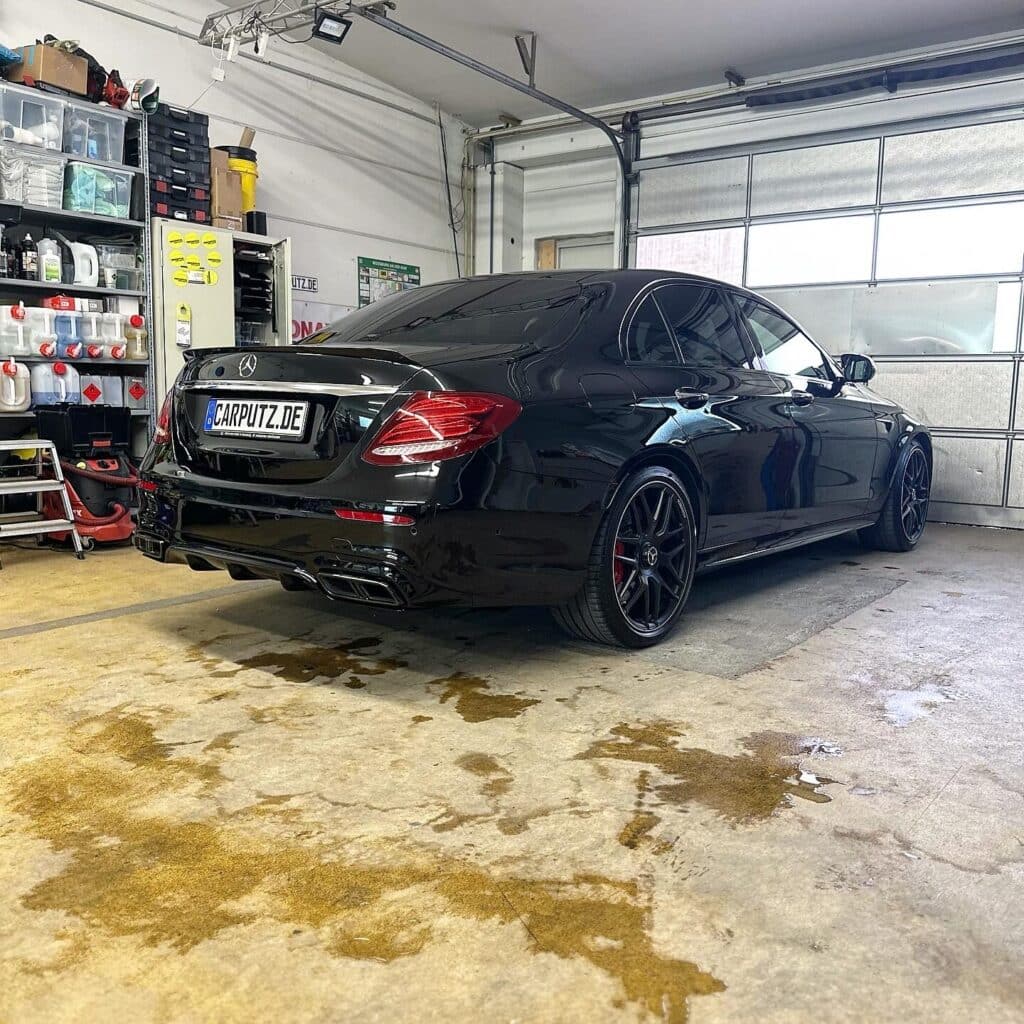 Keramikversiegelung auf einem Mercedes AMG E63 S