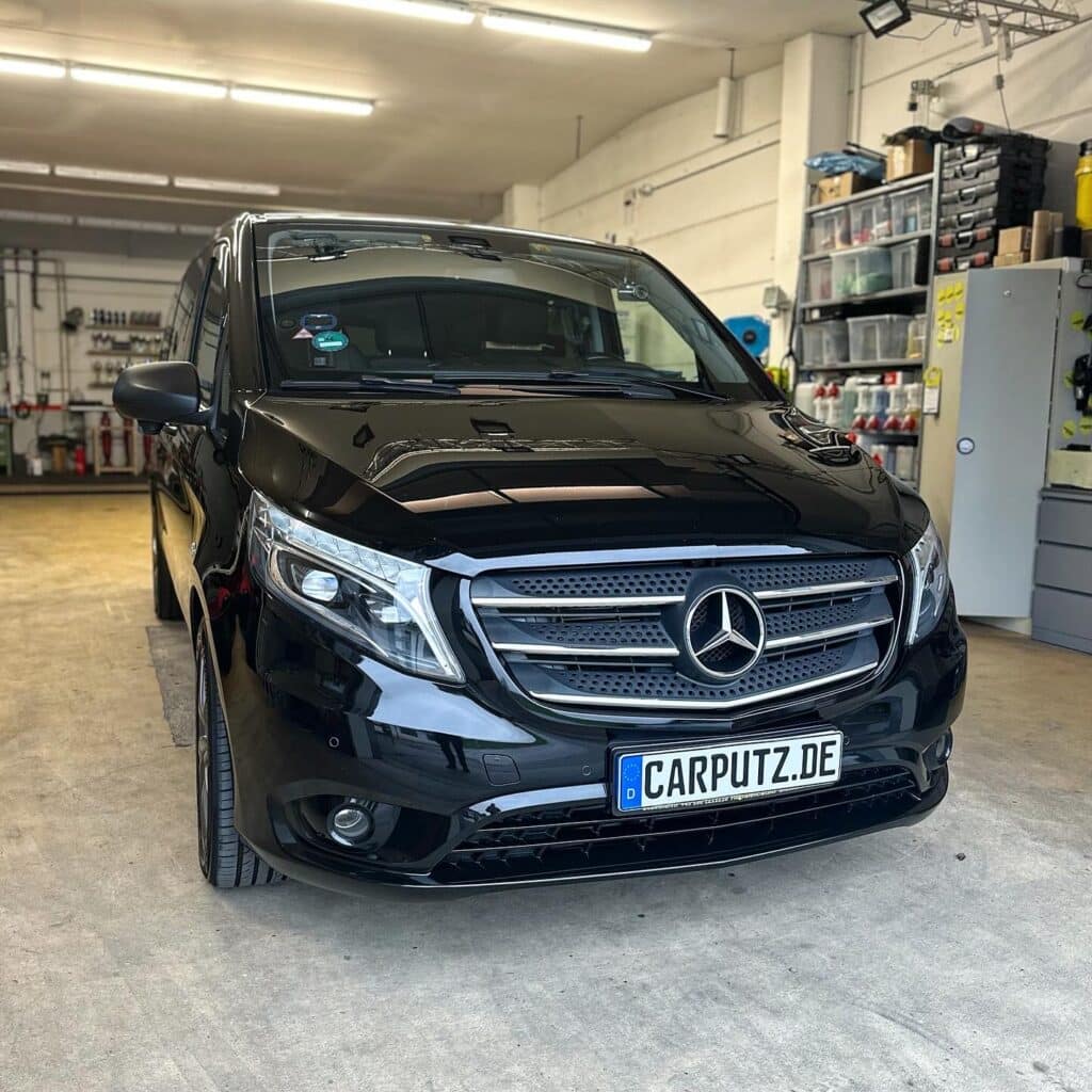 Autoaufbereitung einer Mercedes V Klasse