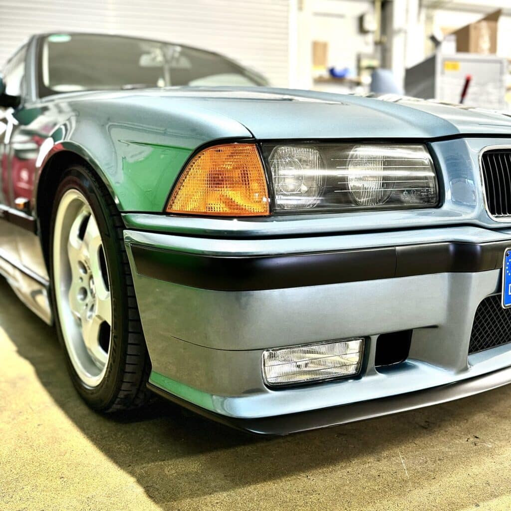 Keramikversiegelung auf einem BMW e36