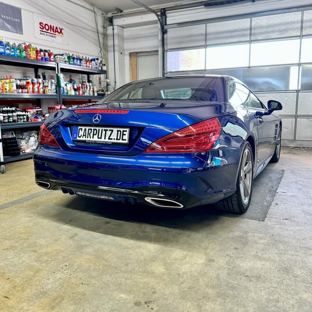 Keramikversiegelung auf einem Mercedes SL500