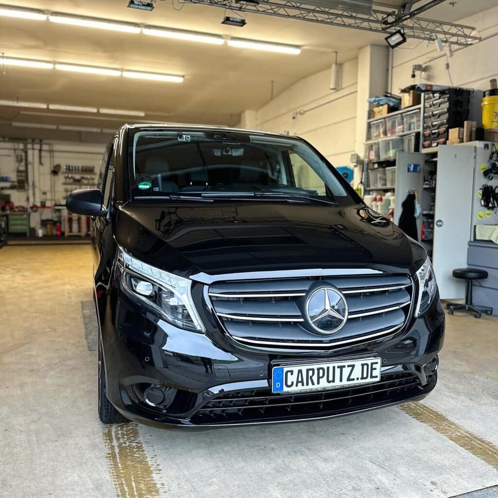 Keramikversiegelung auf einer Mercedes V Klasse