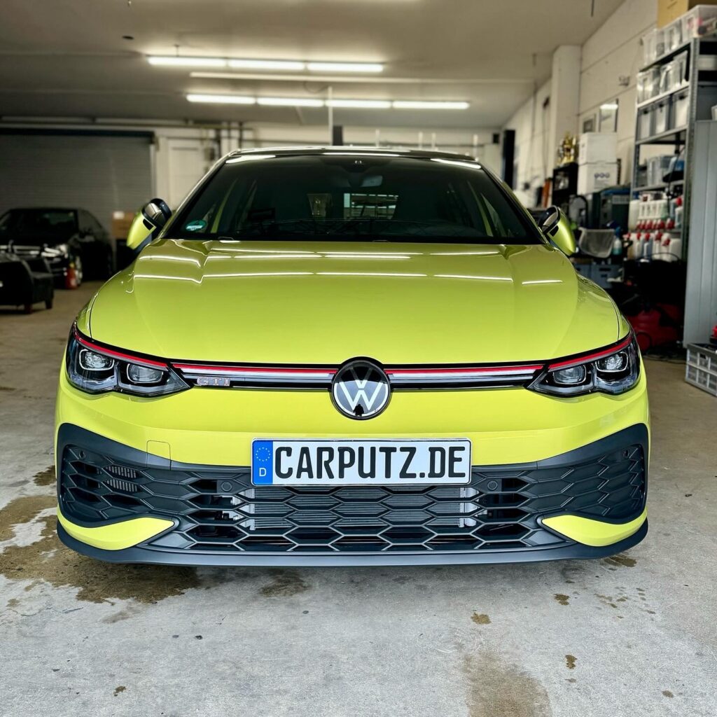 Keramikversiegelung auf einem VW Golf 8 GTI